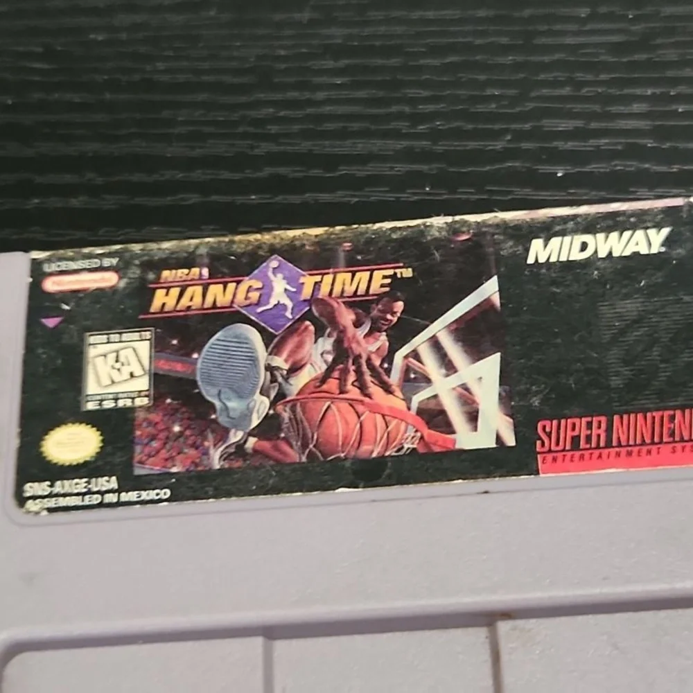 NBA Hang Time Super Nintendo SNES Game‎ Basketball Multiplayer Retro Gaming
